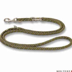 Wolters Führleine Everest, reflektierend, olive/schwarz