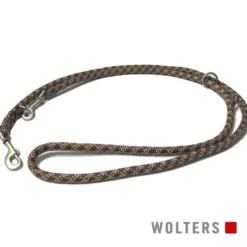 Wolters Führleine Everest, reflektierend, tabac/sand