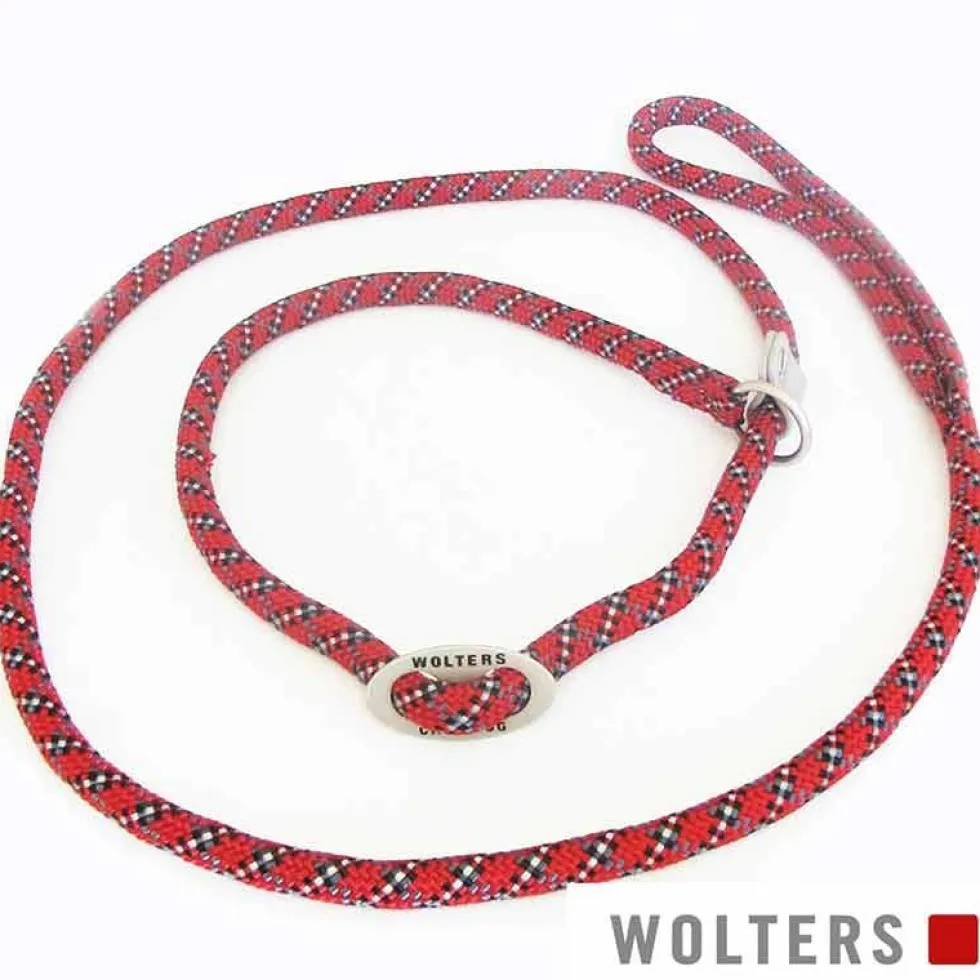 Wolters Moxonleine Everest, reflektierend, rot/schwarz