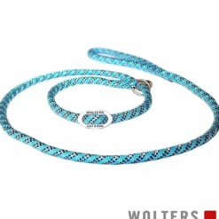 Wolters Moxonleine Everest, reflektierend, aqua/schwarz