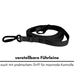 Woofed Nylon Pro Führleine verstellbar, Griff, L:2,5m