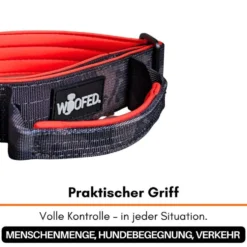 Woofed Nylon Tactical, Halsband, Griff, signal camo