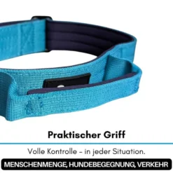 Woofed Nylon Tactical, Halsband, Griff, arctic sky