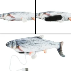 Zappelfisch, Stoff, Katzenminze, 30cm