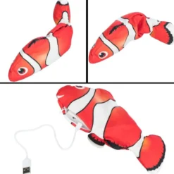 Zappelfisch, Stoff, Katzenminze, 26cm