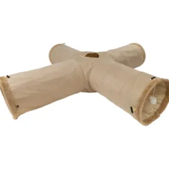ZOOPREME Katzentunnel Cross 125 cm, beige