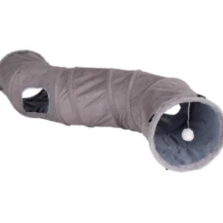 ZOOPREME Katzentunnel Twist 124 cm, grau
